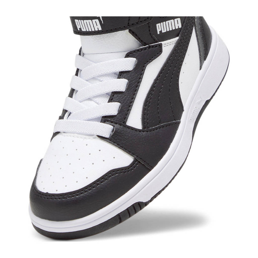 Puma Rebound v6 Mid V6 Mid sneakers wit/zwart