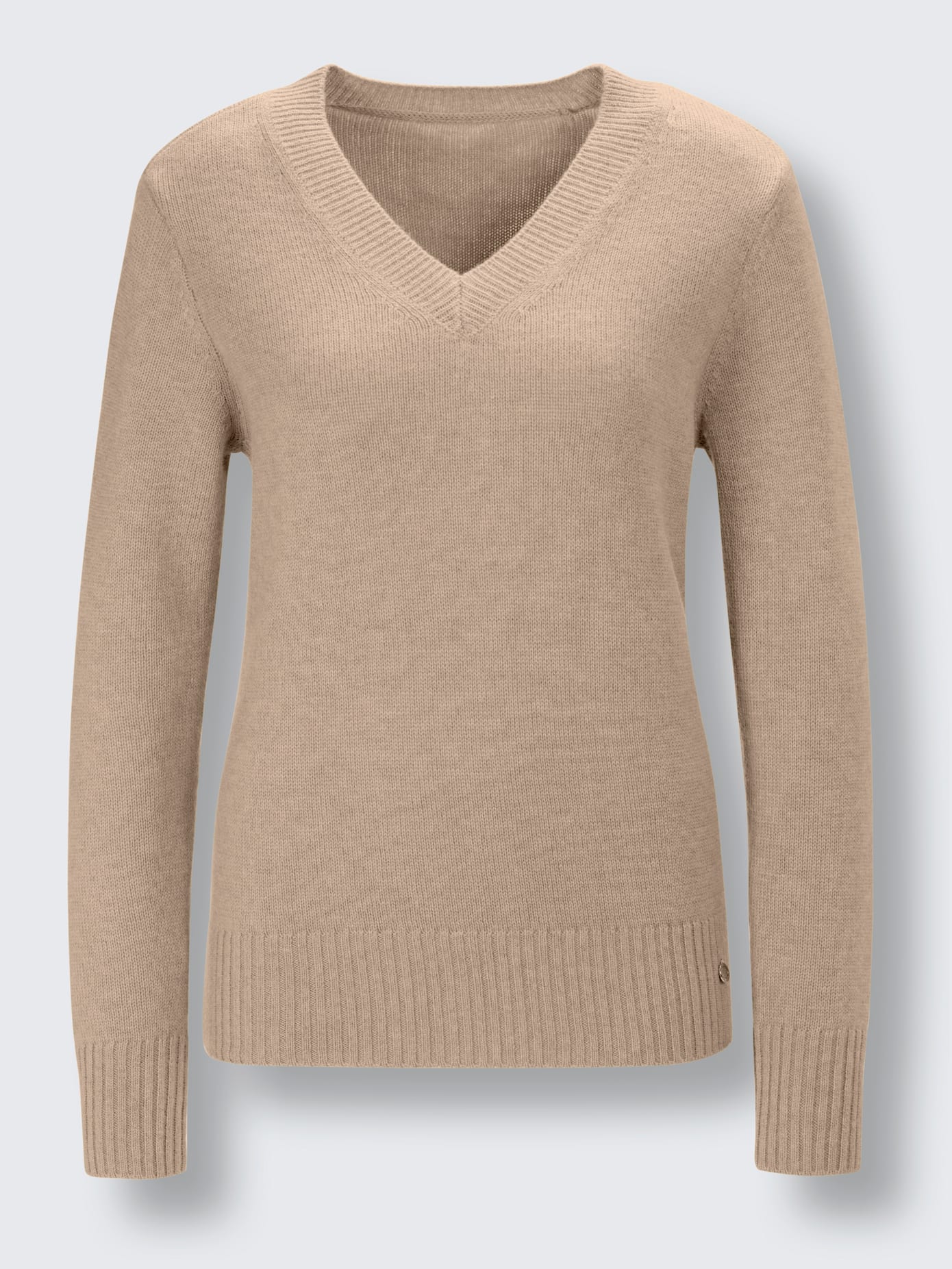 Pull en mérinos et cachemire qualité tricot exclusive