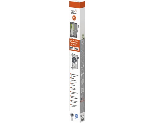 Insectenhor Home Protect raamkozijn aluminium antraciet 130x150 cm