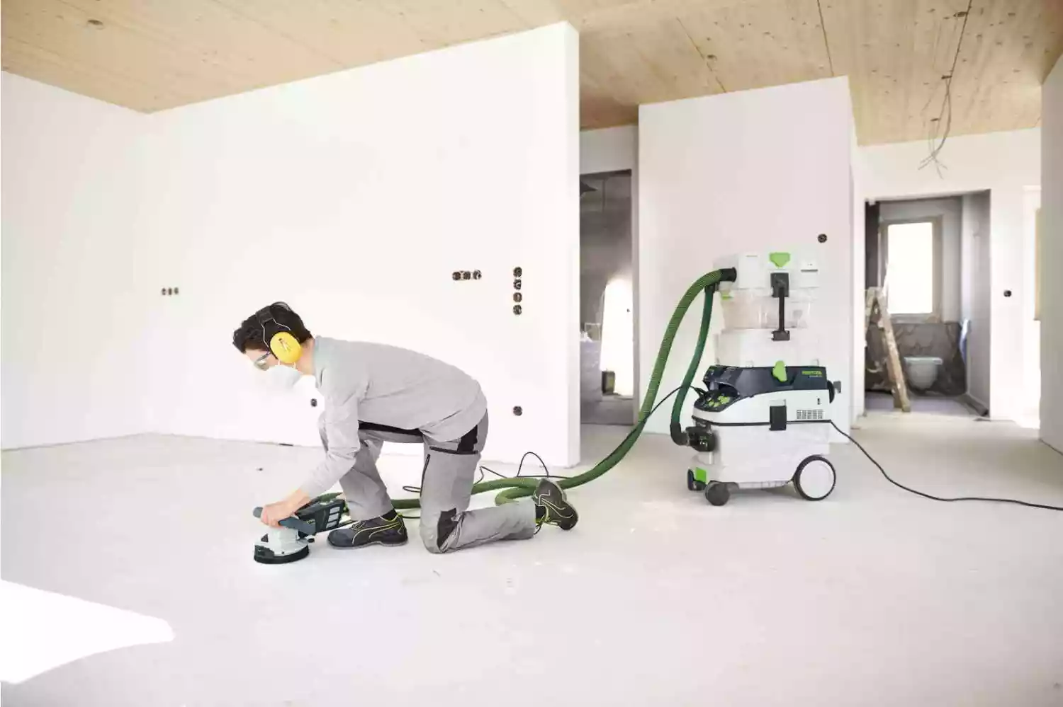 Festool RG 130 ECI-Set DIA HD Renovatieslijpmachine in systainer - 1600W - 130mm