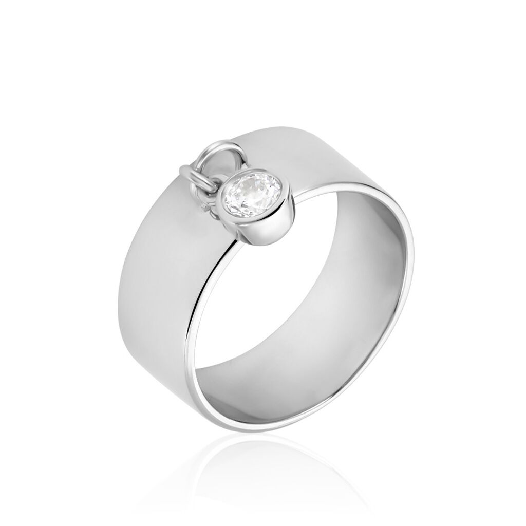 Bague Argent Blanc Ainslie Oxyde De Zirconium