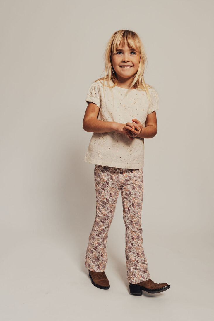 BAJE STUDIO gele baje studio top beau shortsleeve