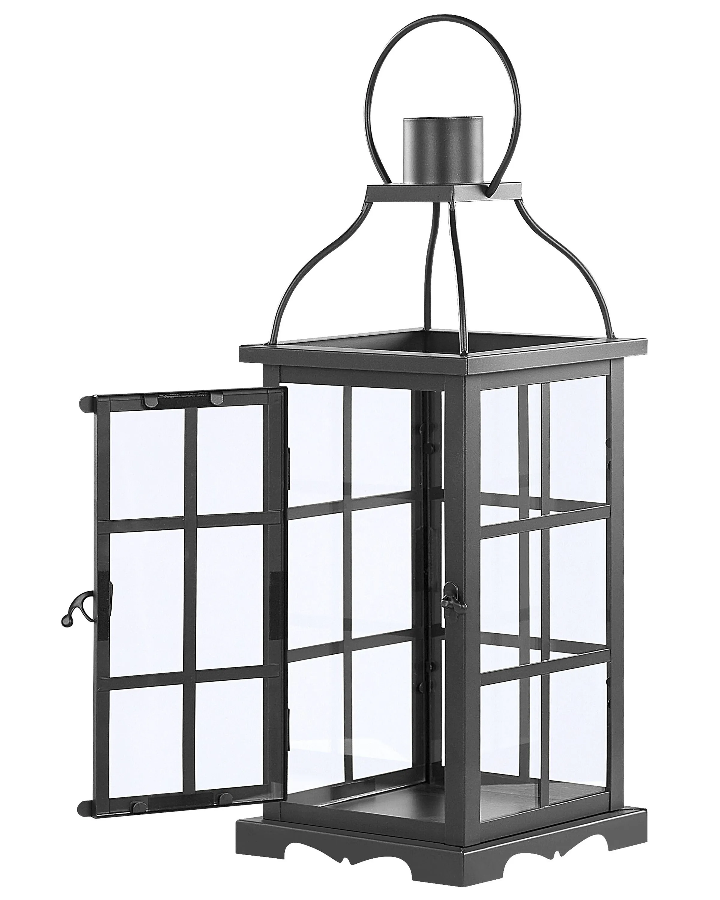 Lantaarn CLARA Metaal 42 cm Zwart