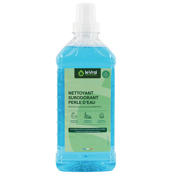 Nettoyant surodorant concentré Le Vrai Perle d'eau 1 L
