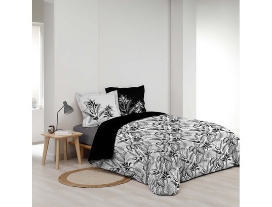 DOUCEUR D'INTERIEUR - Ensemble couette + 2 oreillers Parure de lit punta - 100% coton - 240 x 260 cm