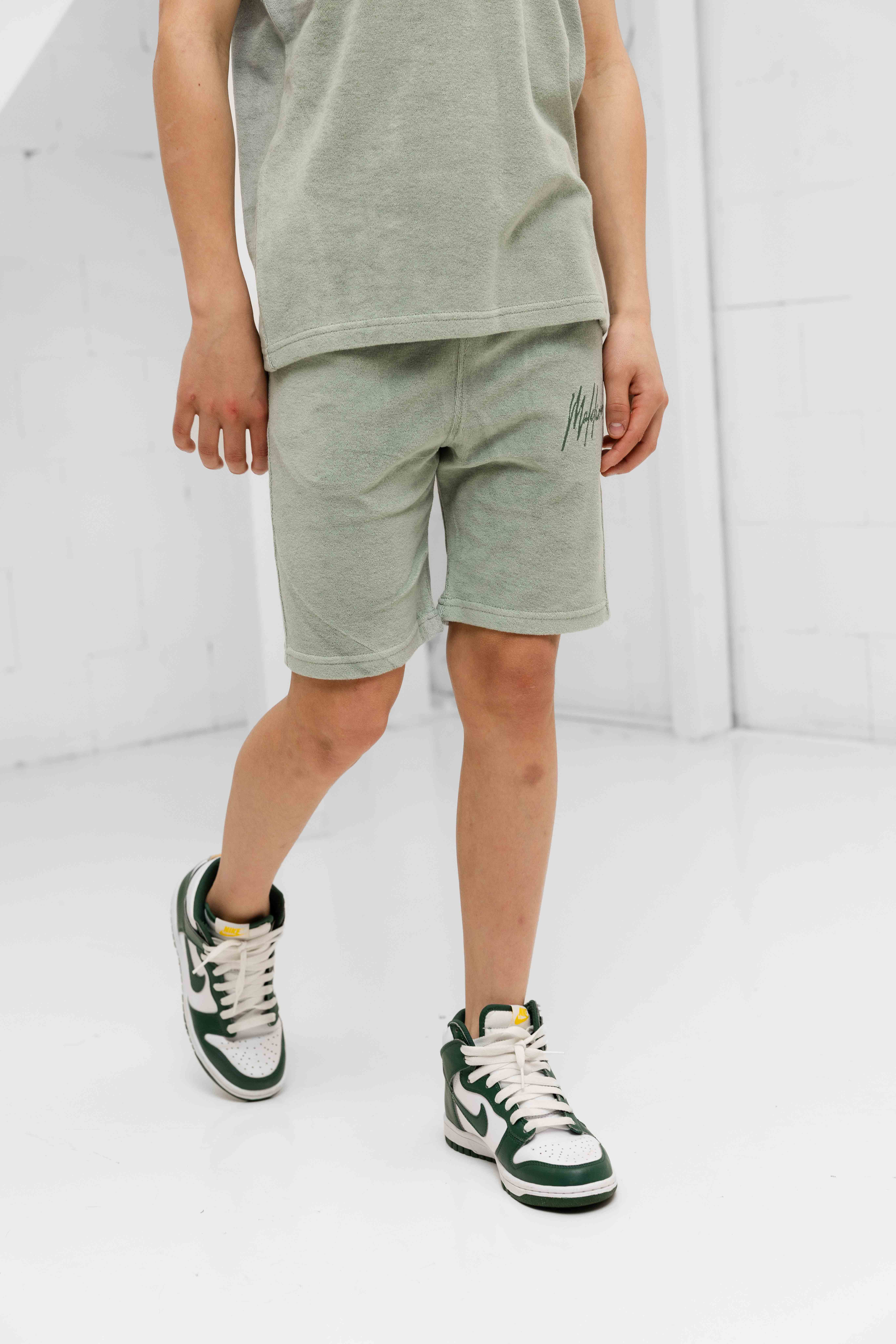 Malelions Signature Towelling Zomerset Kids Lichtgroen