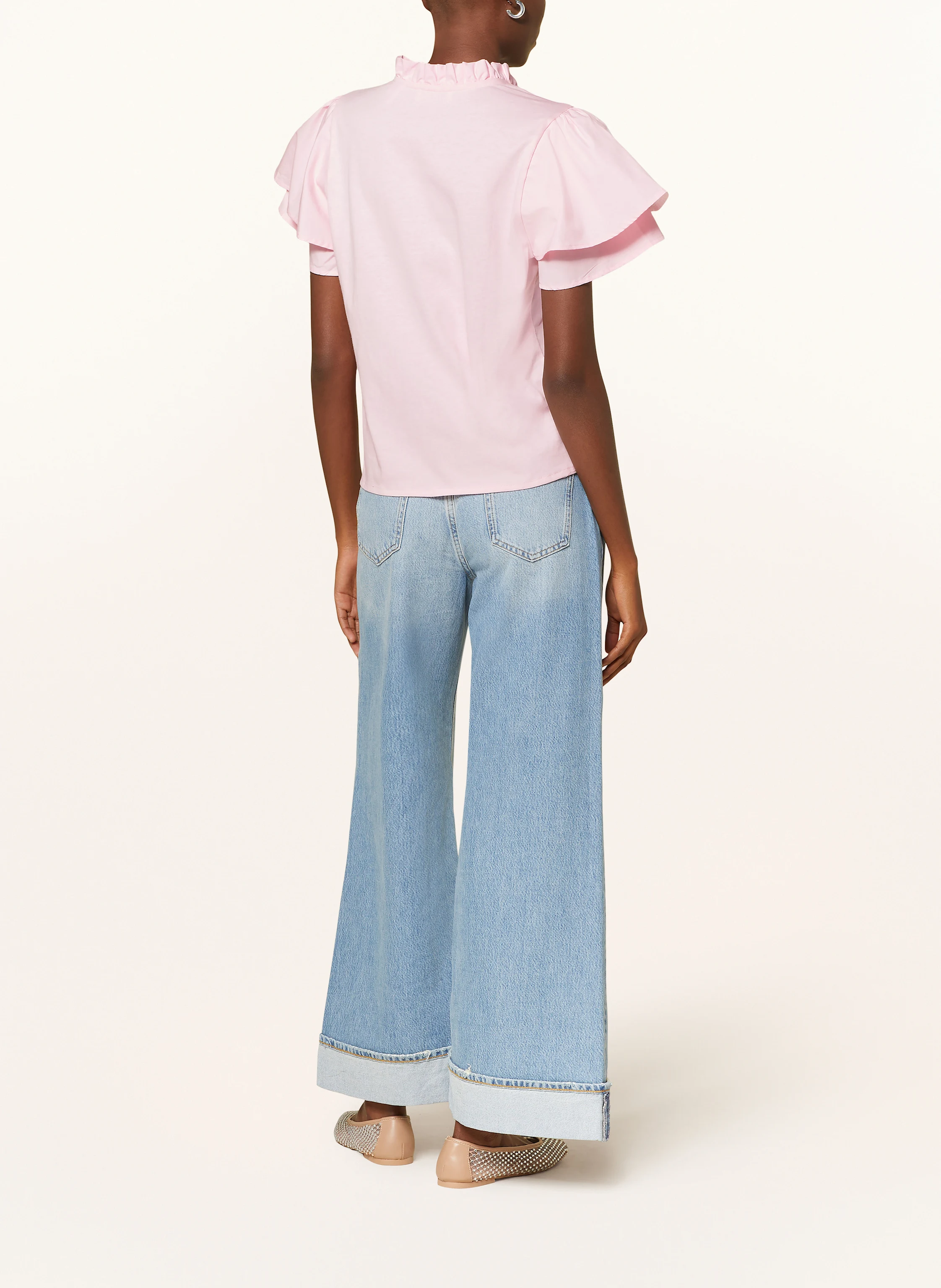 Rich & Royal Blusenshirt im Materialmix