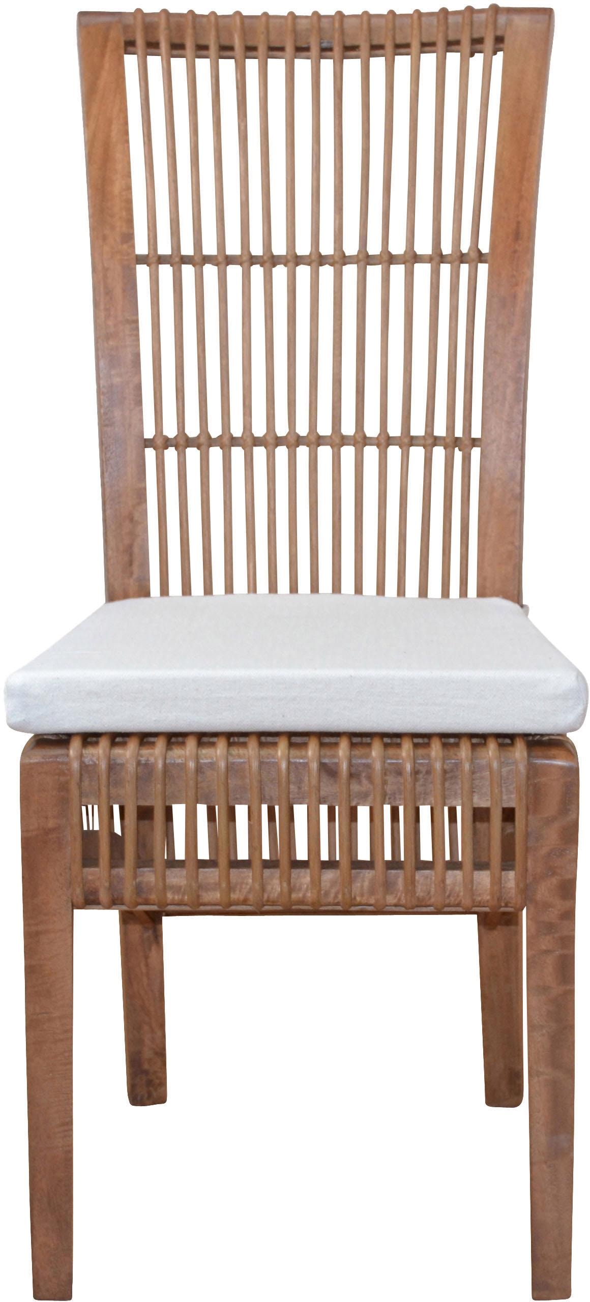 Home affaire Rattanstuhl () Handarbeit aus Rattan (2er-Set)