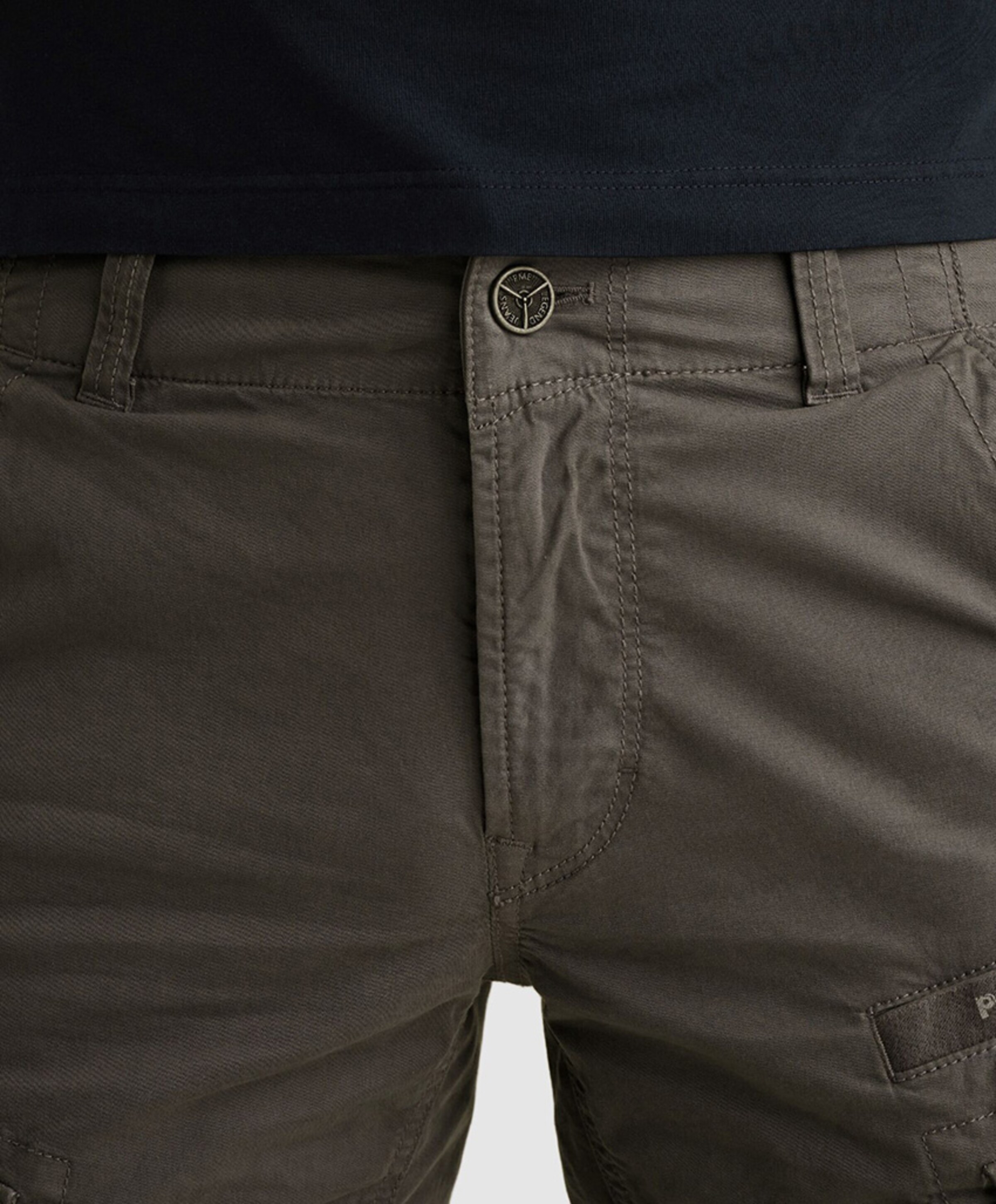 PME Legend NORDROP CARGO SHORTS STRETCH TWILL heren korte broek grijs