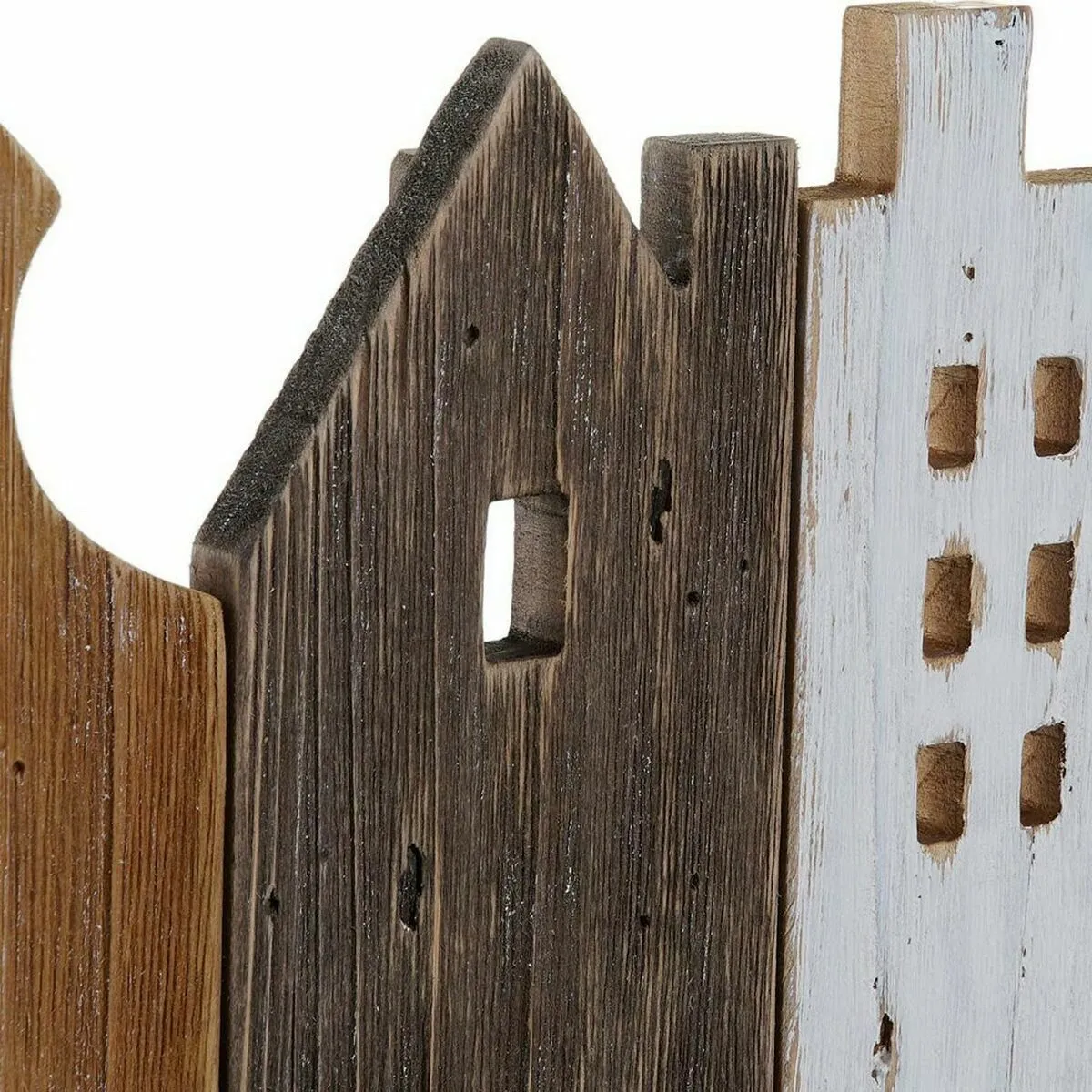 DKD Home Decor Portemanteau Métal Maisons