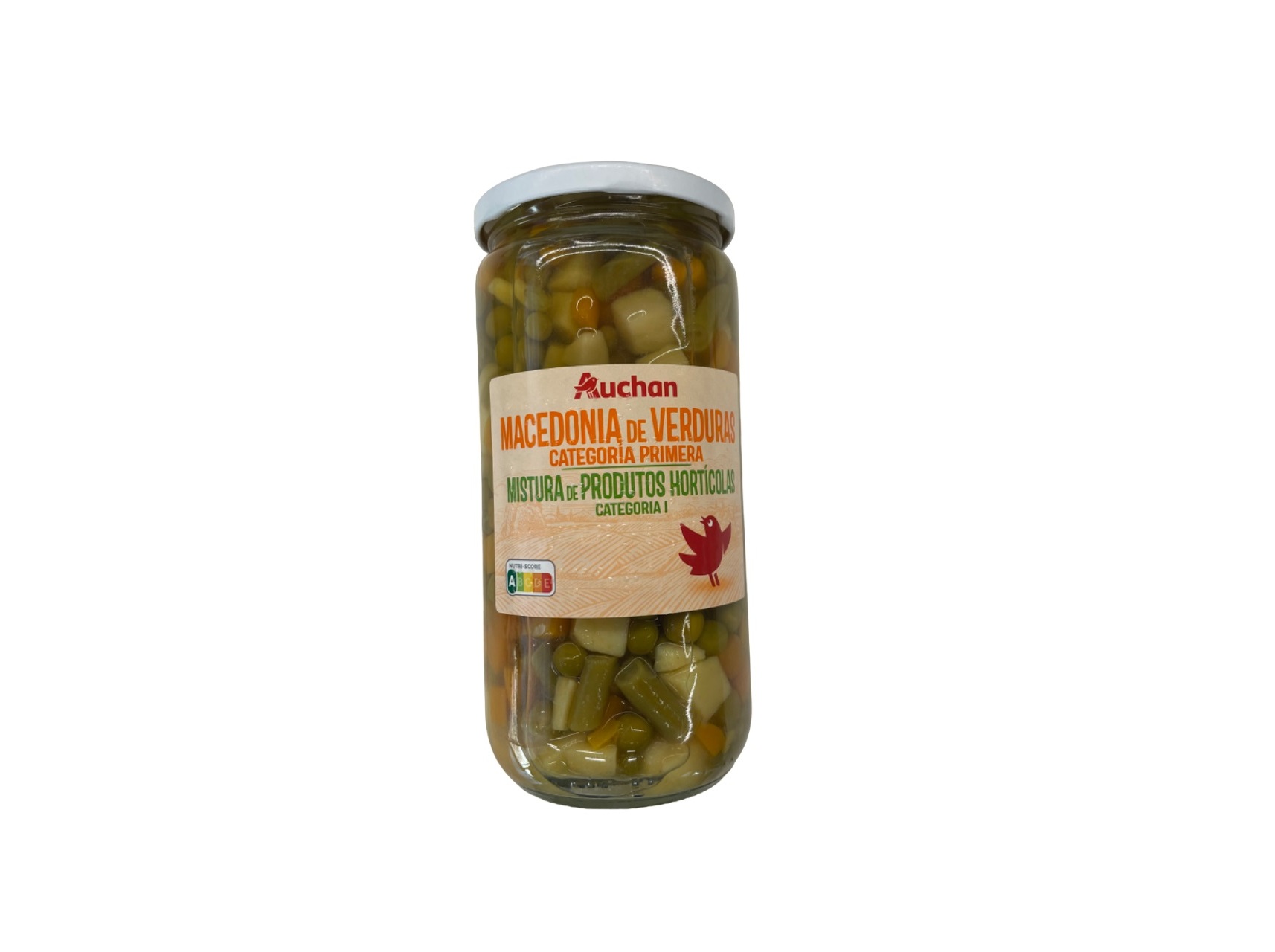 MACEDONIA AUCHAN DE VERDURAS 660 (400) G