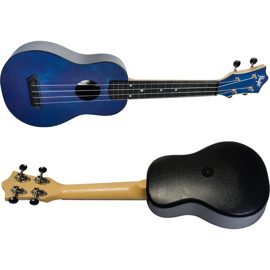 Flight Travel Series TUS35 Dark Blue sopraan ukelele met gigbag