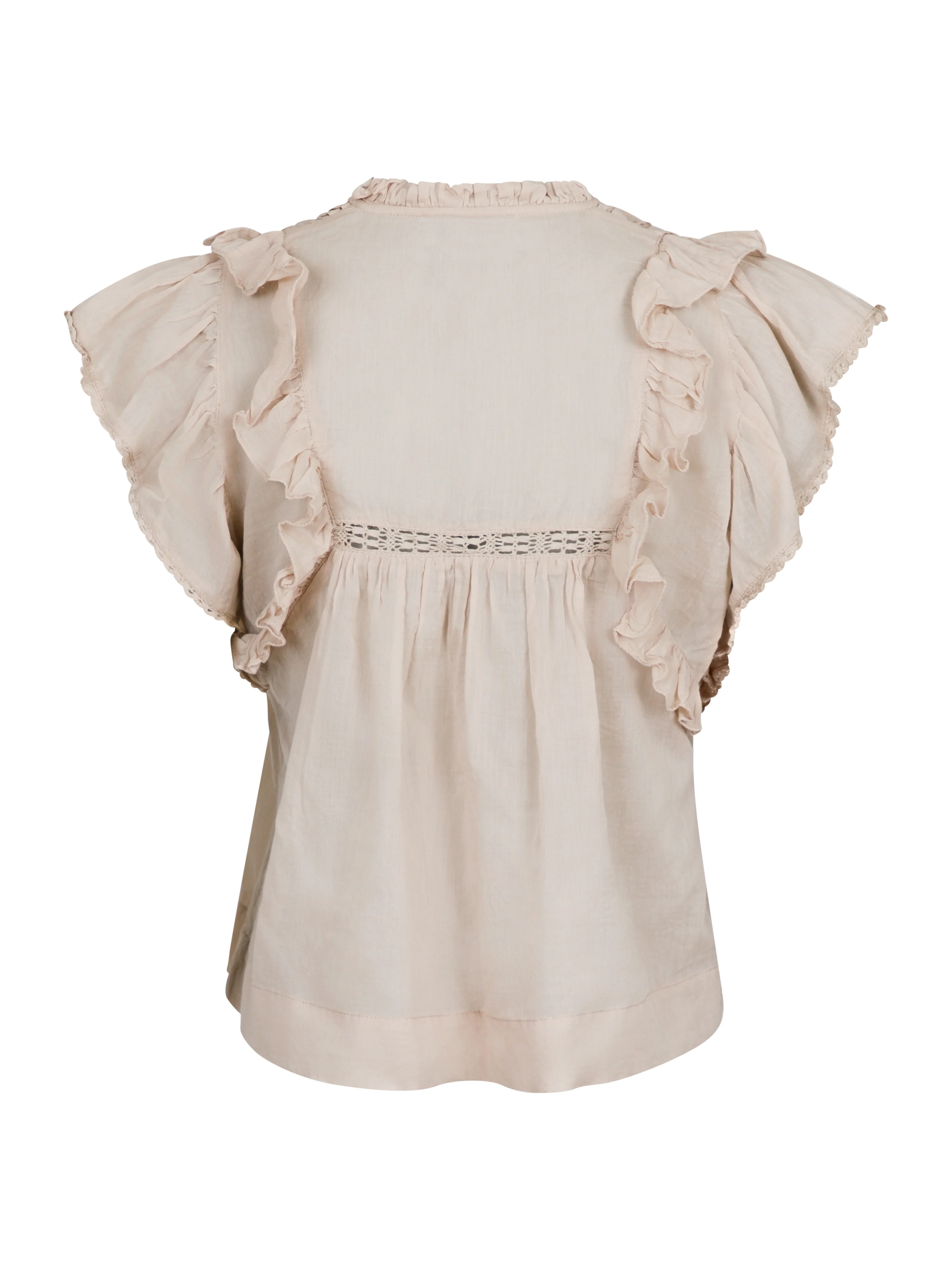 Neo Noir  Jayla S Voile top - Sand