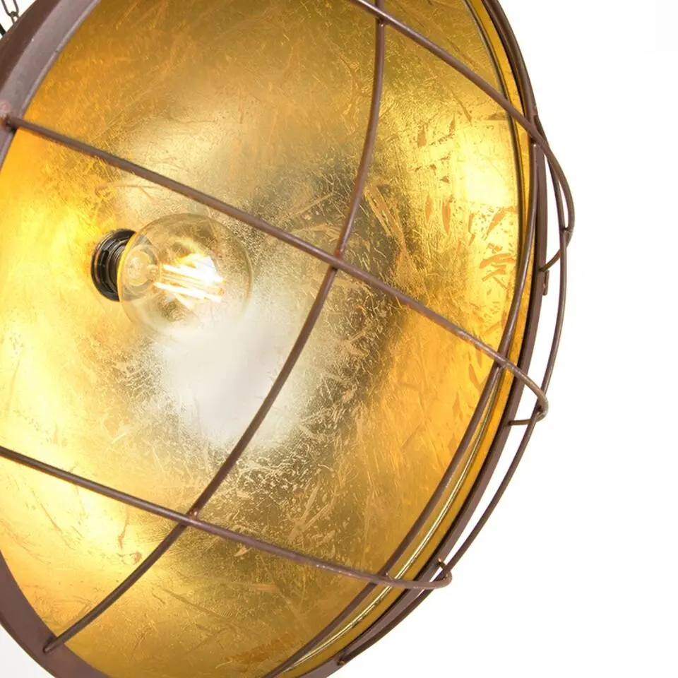 Qazqa hanglampen engine hl bronskleurig e27
