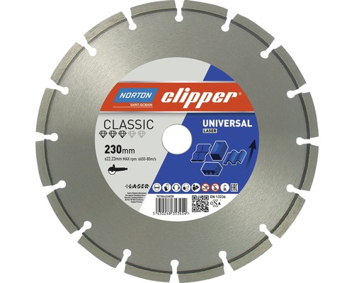 Norton Clipper diamantschijf Classic Universal Laser Ø 350x20 mm