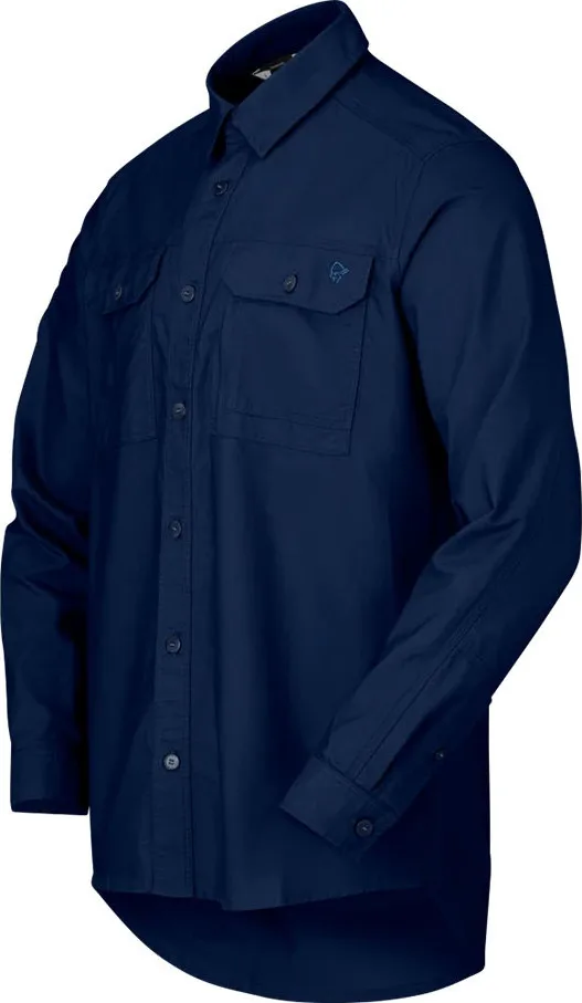 Norrøna Femund Cotton Shirt M'S Navy Blazer