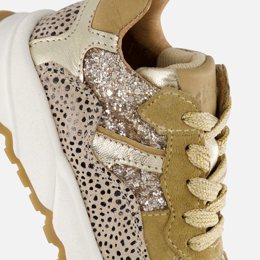 Clic! Sneakers beige Leer