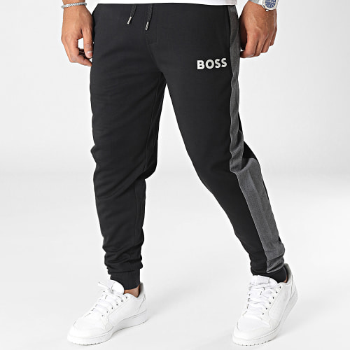 Pantalon Jogging A Bandes 50503052 Noir Argenté