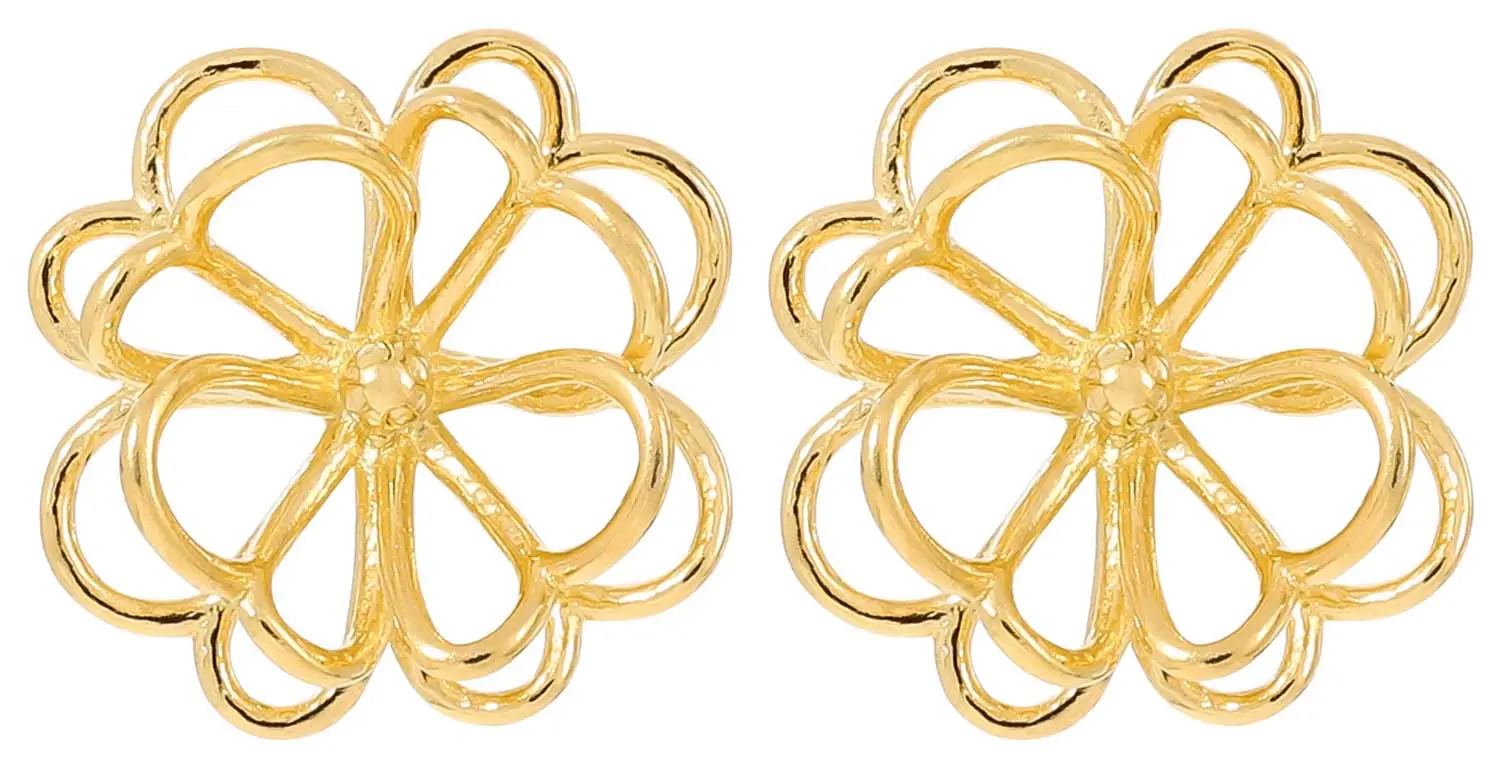 Ohrstecker - Plated Flower