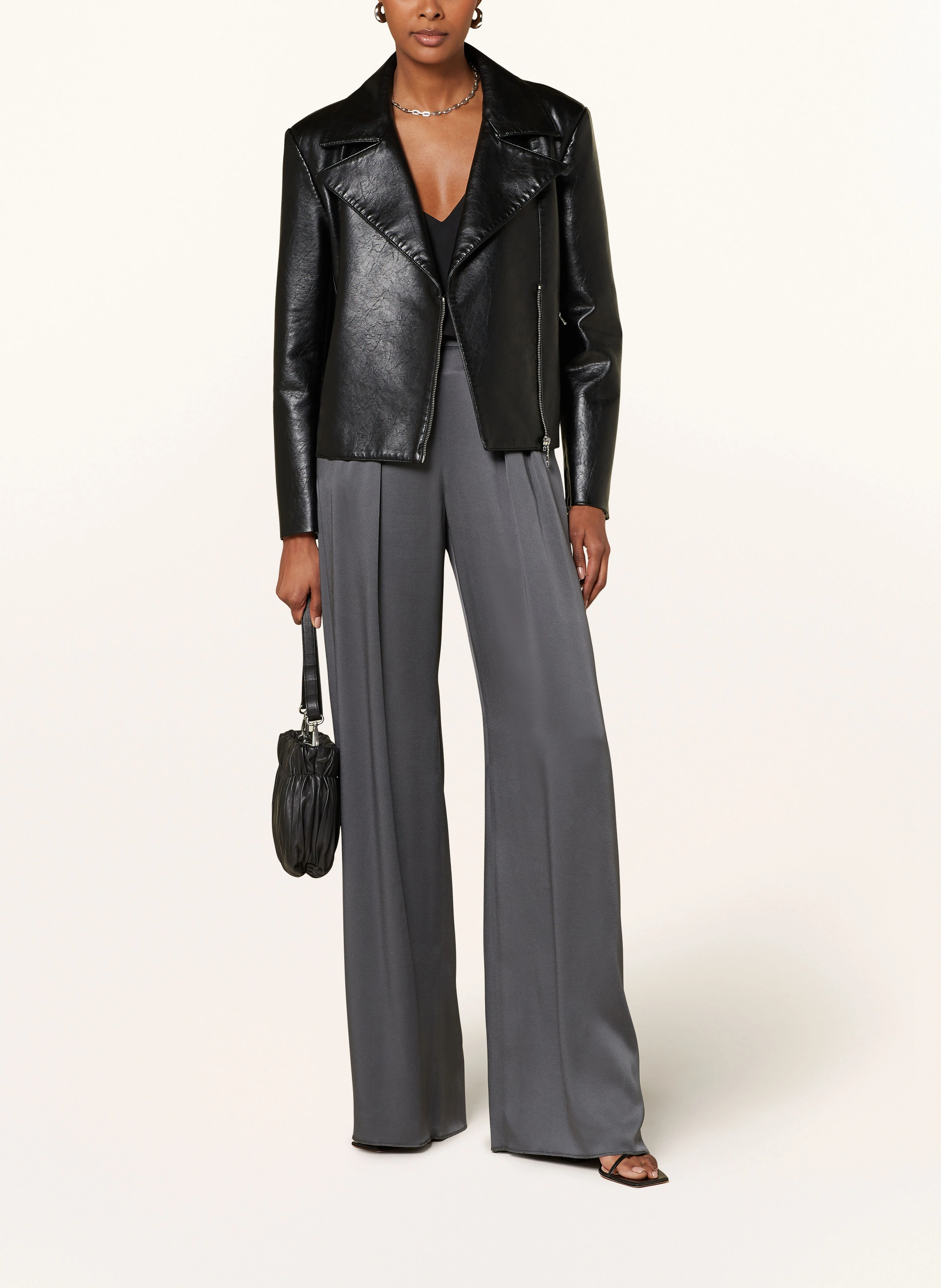 PATRIZIA PEPE Jacke in Lederoptik