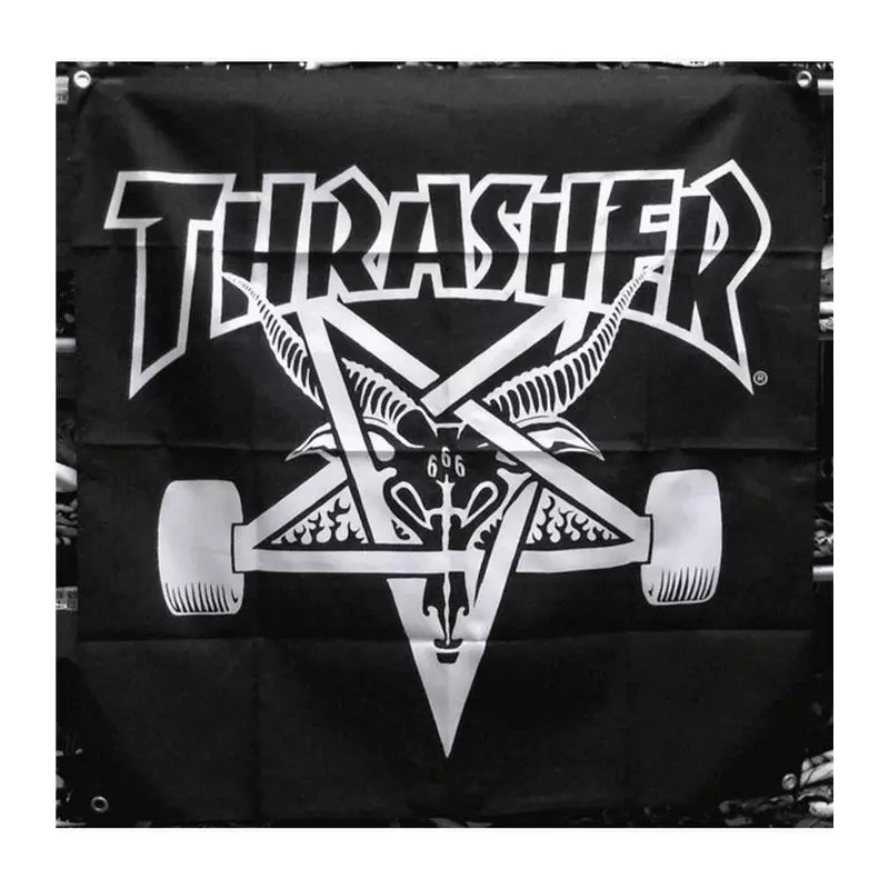 Promotion THRASHER banner skate goat