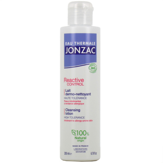 Jonzac lait dermo nettoyant Reactive Control - Peau intolérante