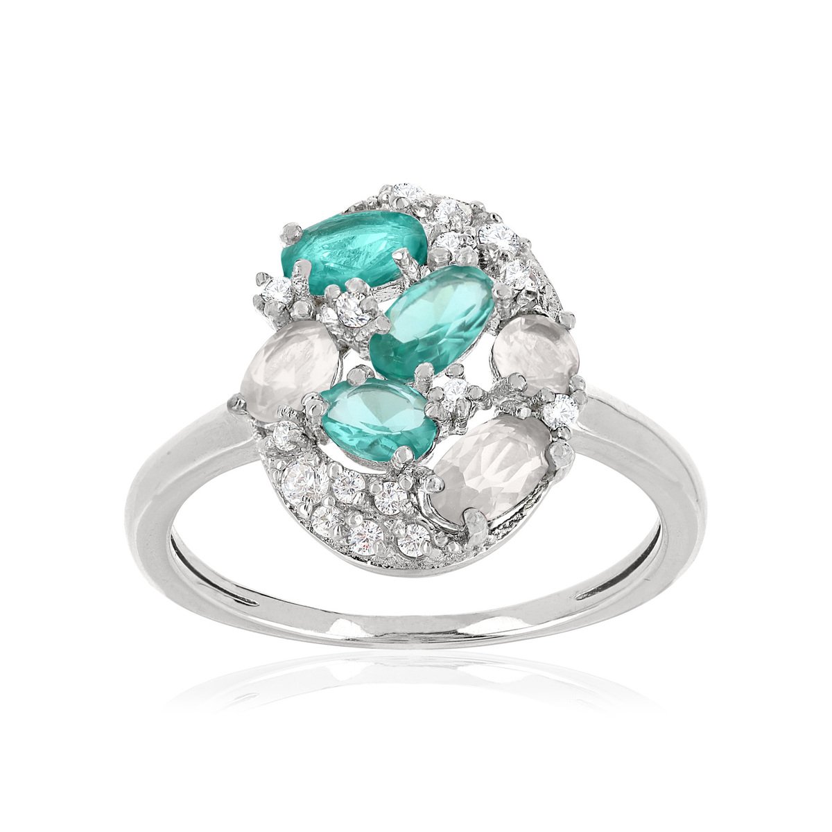 Bague argent 925 zirconia