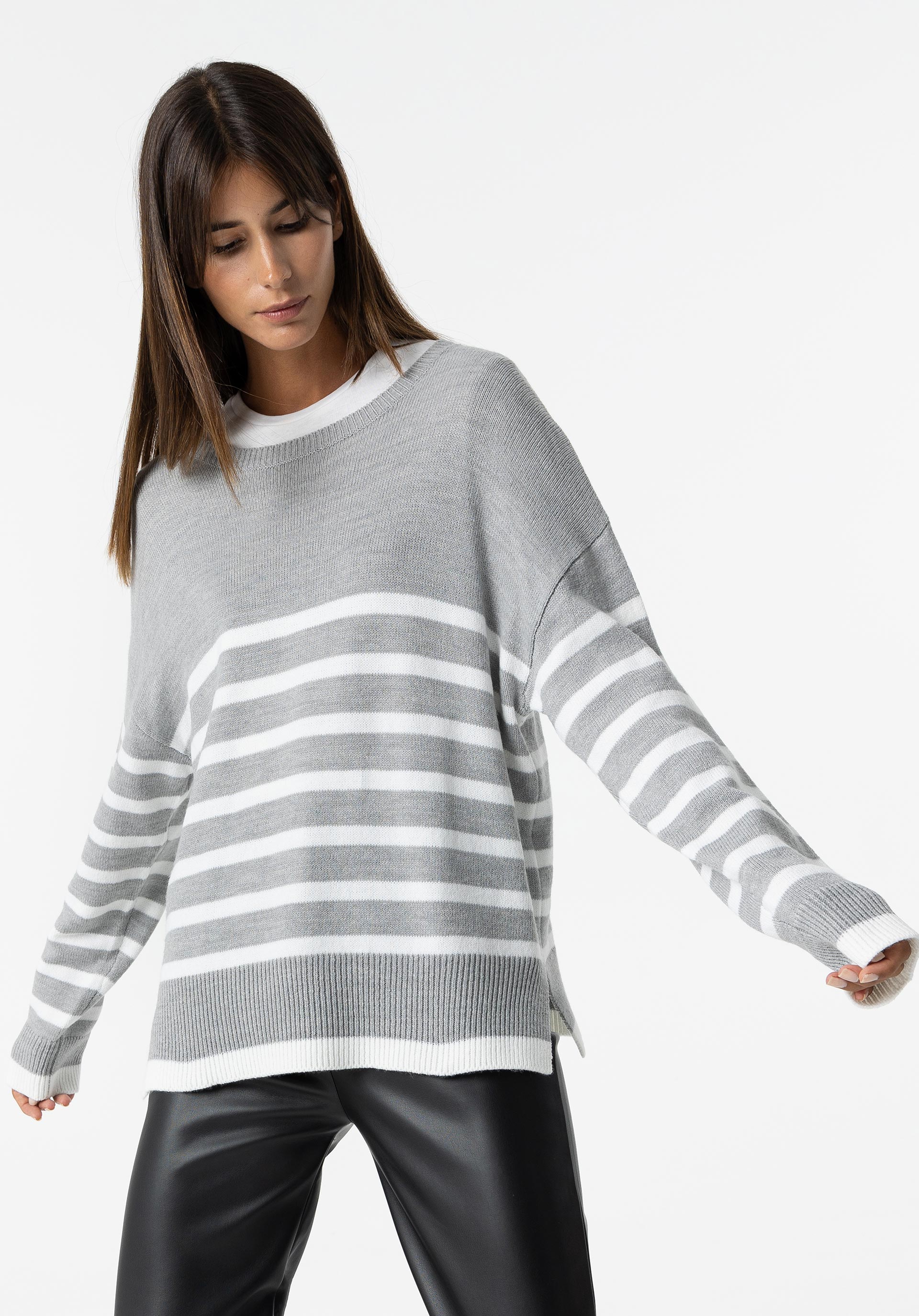 Camisola de Malha às Riscas