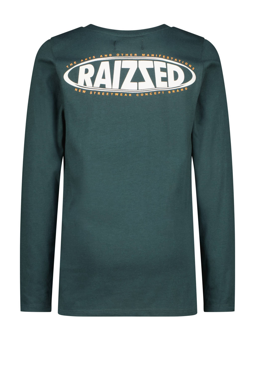 Raizzed longsleeve Join met backprint donkergroen