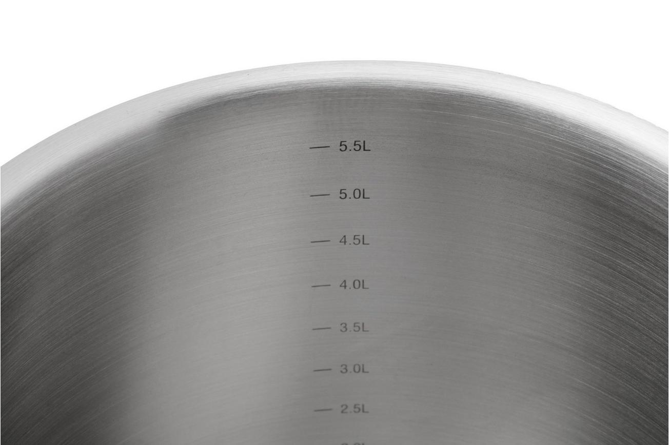 de Buyer Prim’Appety 3507.20 hoge soeppan zonder deksel, 20 cm, 5,5L