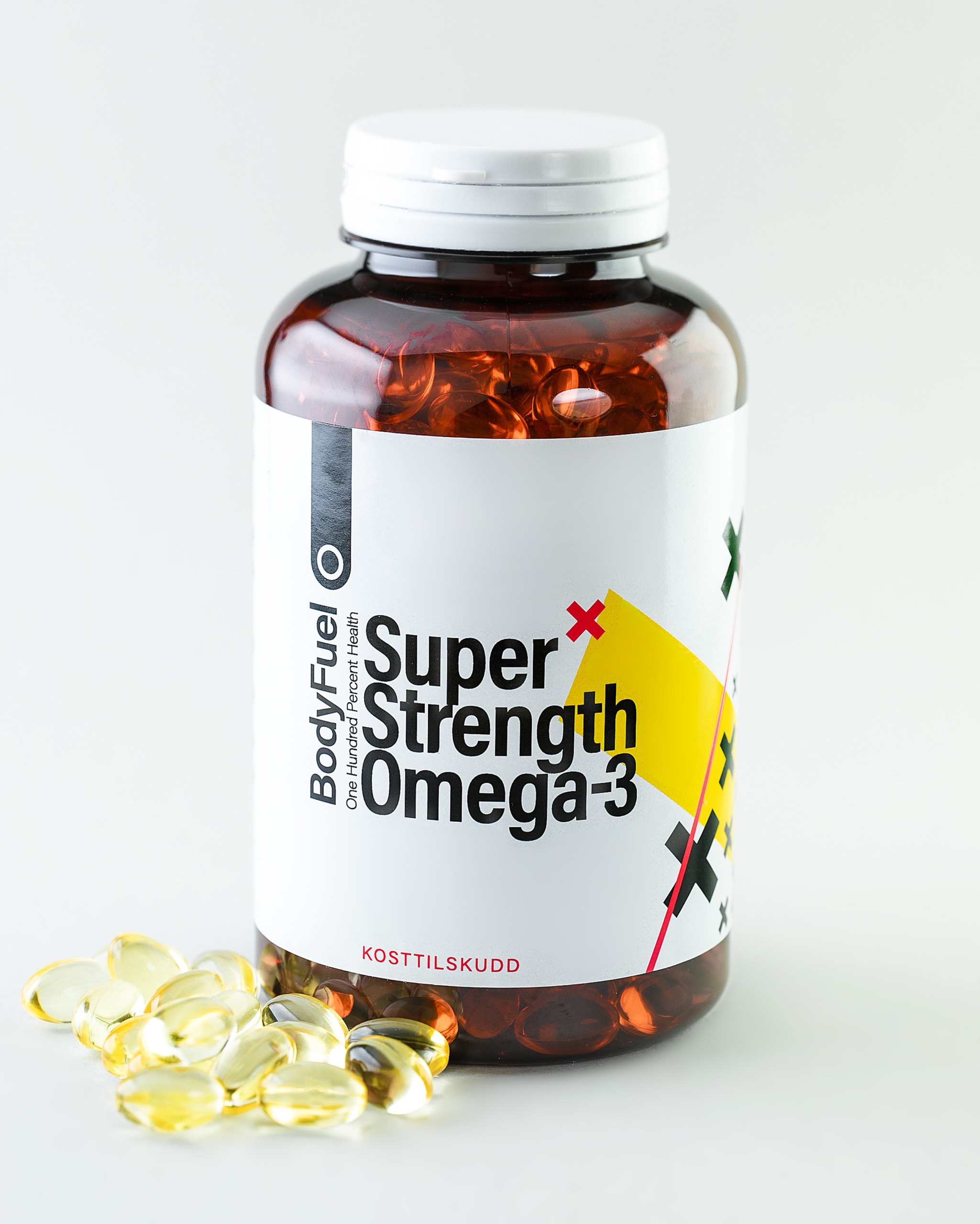 2 x BodyFuel Høykonsentrert Omega-3 – 360 KAPSLER!