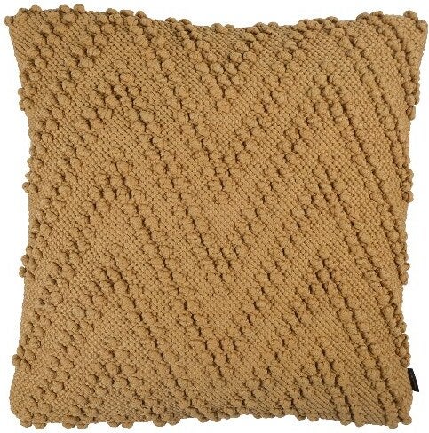 Linen & More sierkussen Ace bruin 45 x 45 x 10 cm