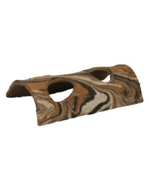 Ceramicnature Half-Log Mixcolour - Aquarium - Ornament - 18x10x6 cm M