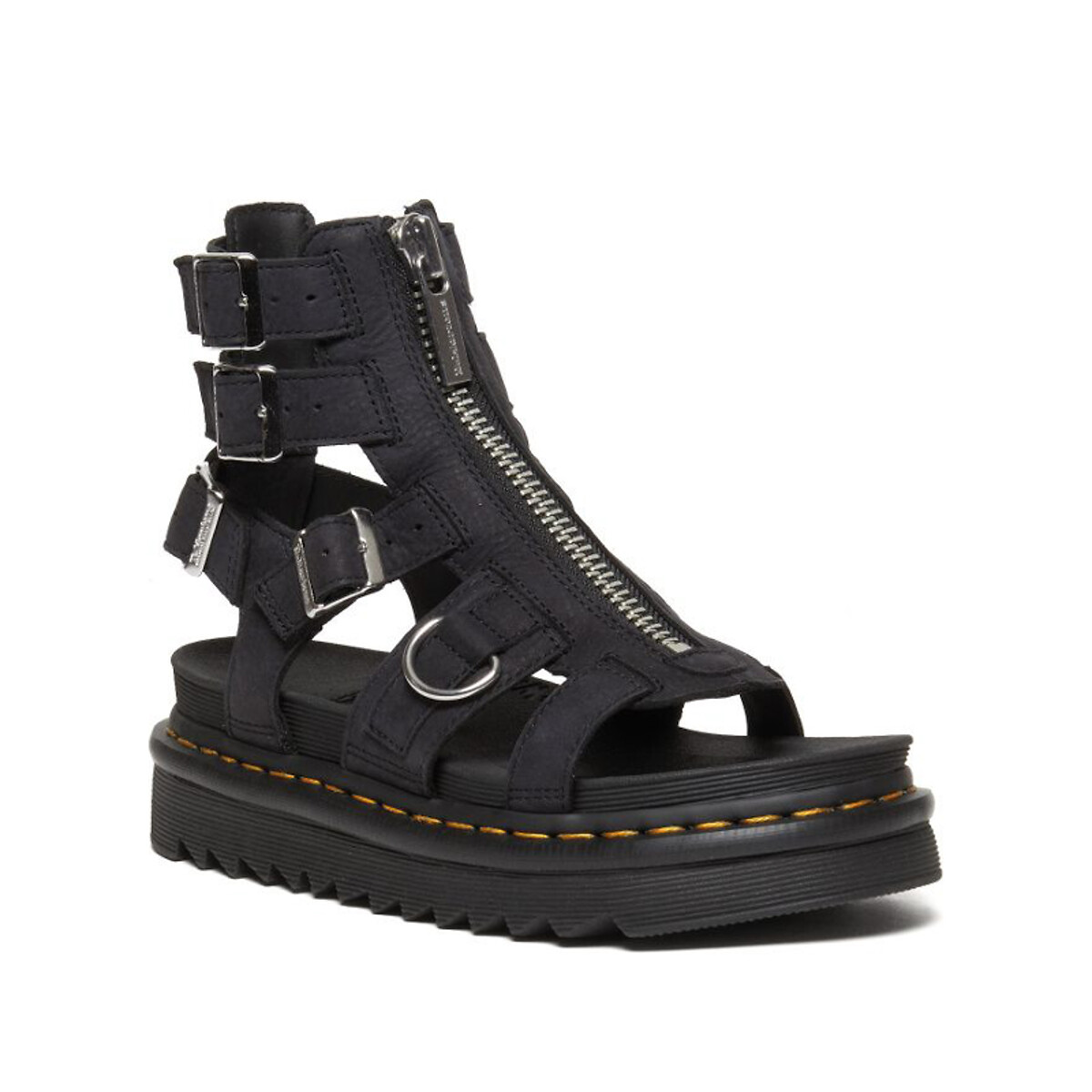 DR. MARTENS<br>Sandálias de couro com zíper, Olson