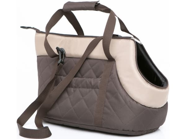 Hobbydog Bag - Brun med beige skjerf (Nubuck) R2