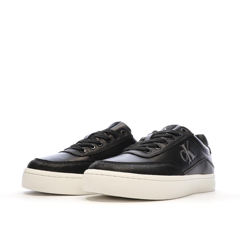 Calvin Klein Jeans Baskets Noires Femme Calvin Klein Jeans Cupsole