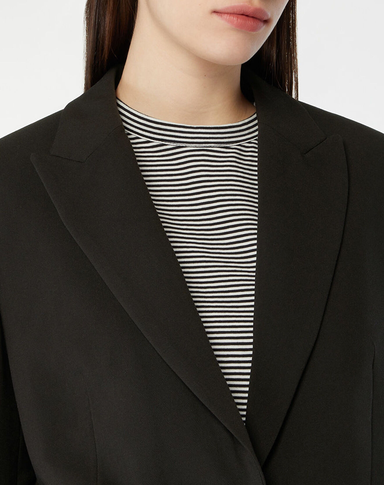 Galeries Lafayette Veste blazer cintrée Paul noire