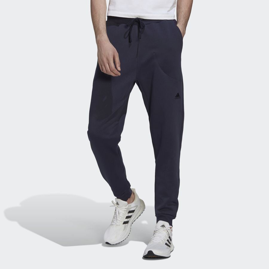 adidas Bas de Survêtement Fleece Studio Lounge - Bleu Marine