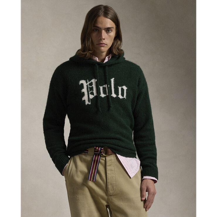 Polo Ralph Lauren ALPACA BLEND-LSL-PLO Moss agate combo