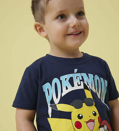 Name It T-Shirt - NmmMahe Pokémon - Navy Blazer