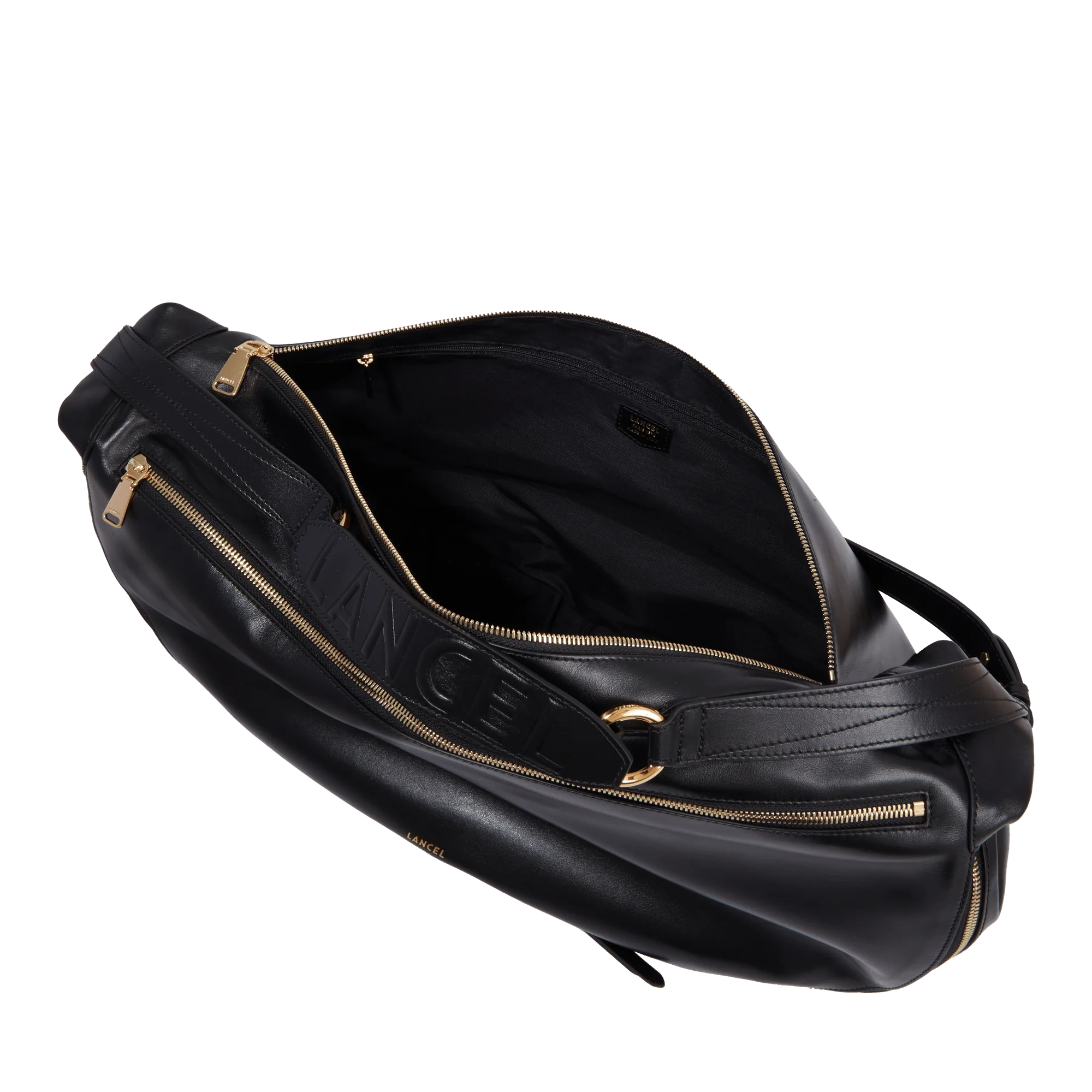 Sac porté épaule L Origami de Lancel-Noir