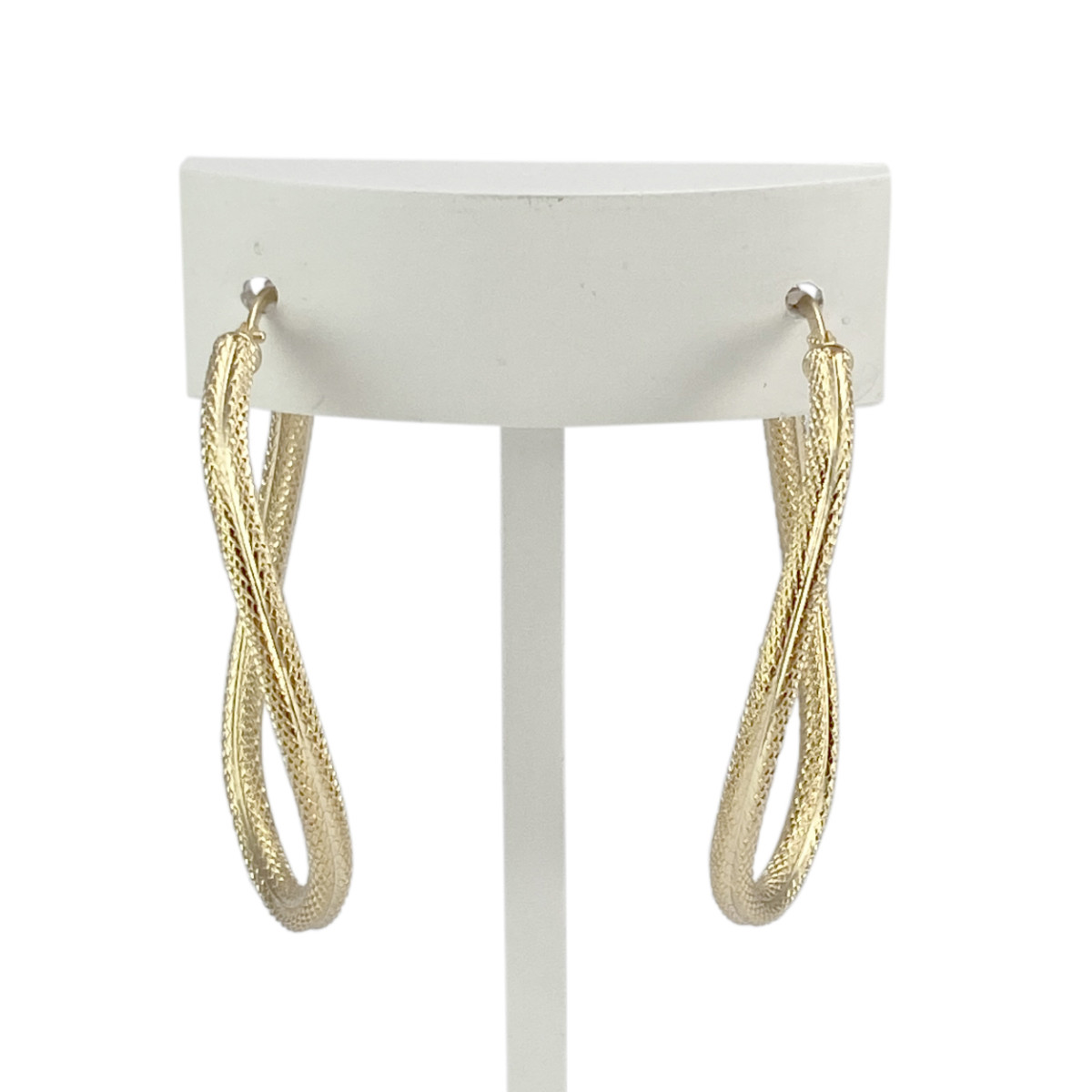 Boucles d'oreilles d'occasion or 750 jaune