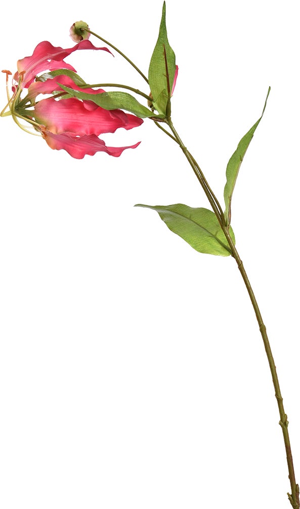 Jasaco kunstbloem Gloriosa roze 70 cm