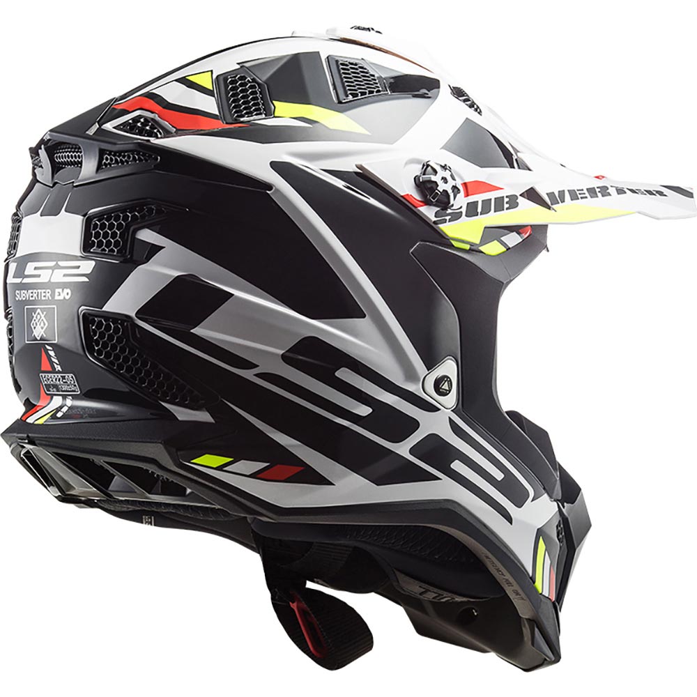 LS2 - Casque MX700 Subverter Evo II Stomp Noir / Blanc / Brillant