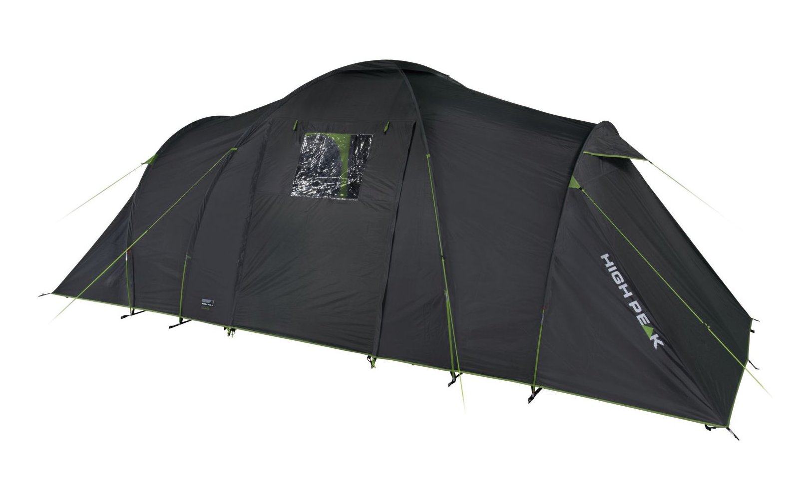 High Peak Como 4.0 Kuppelzelt dunkelgrau/grün 230 x 450 cm für 4 Personen