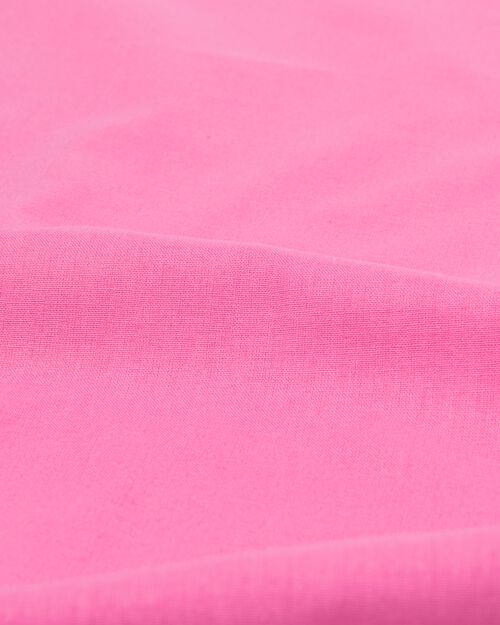 housse de couette coton doux 200 x 200/220 rose vif
