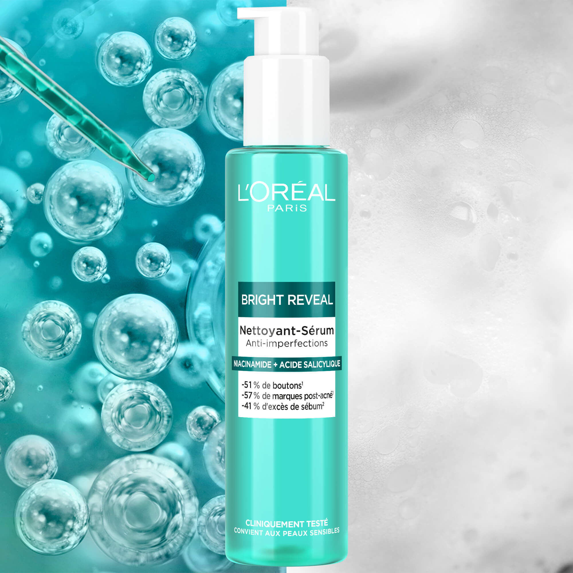 Nettoyant-Sérum Anti-Imperfections - L'Oréal Paris Bright Reveal