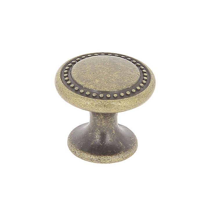Bouton de meuble arrondi Azereg or ⌀.25mm x L.25mm