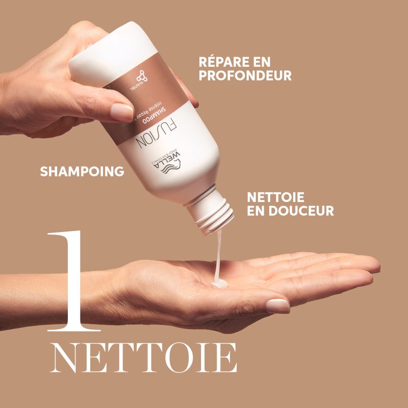 Coffret réparation intense cheveux abîmés et fragilisés Fusion Wella