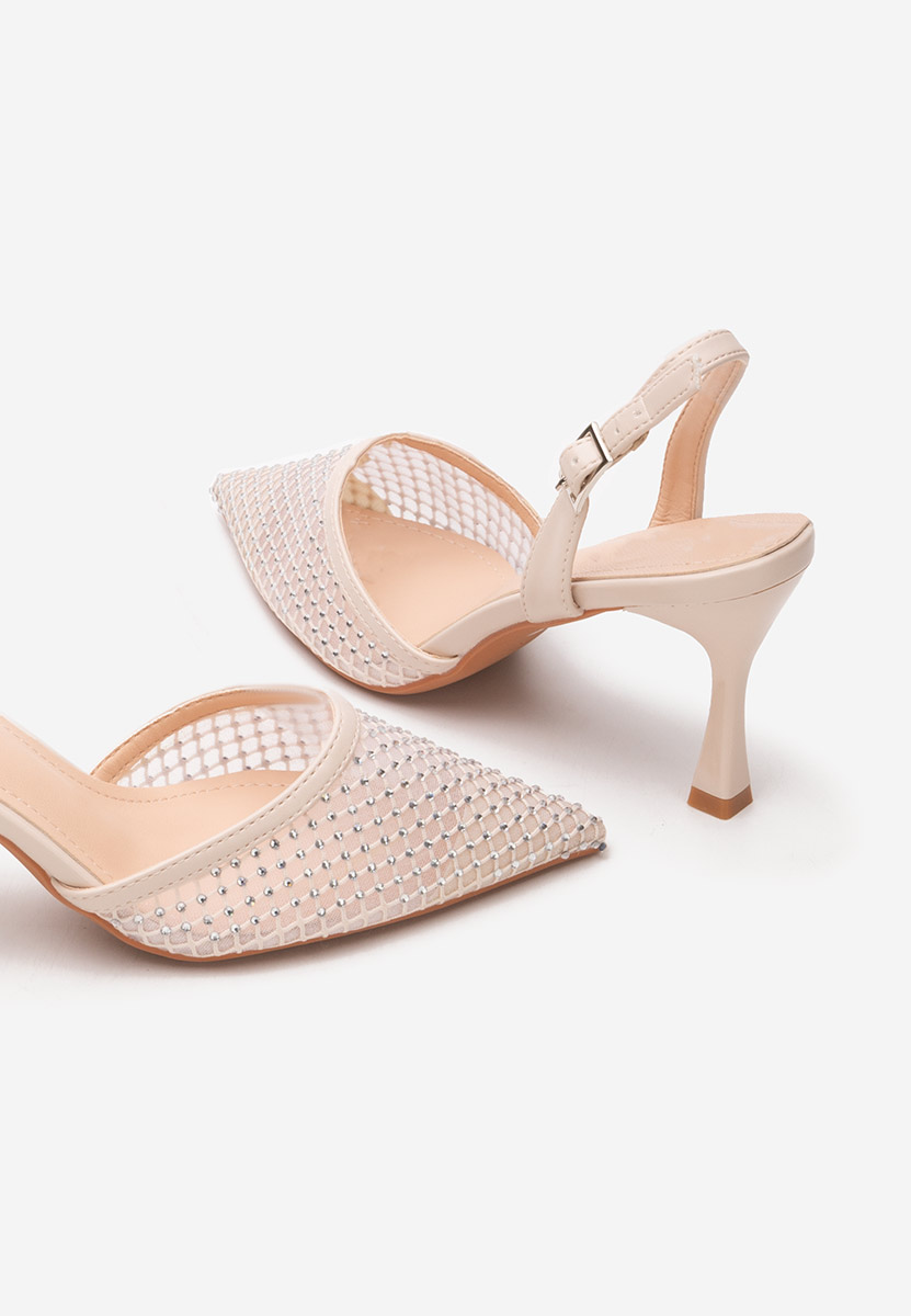 Chaussures à talon fin beige Kristyn